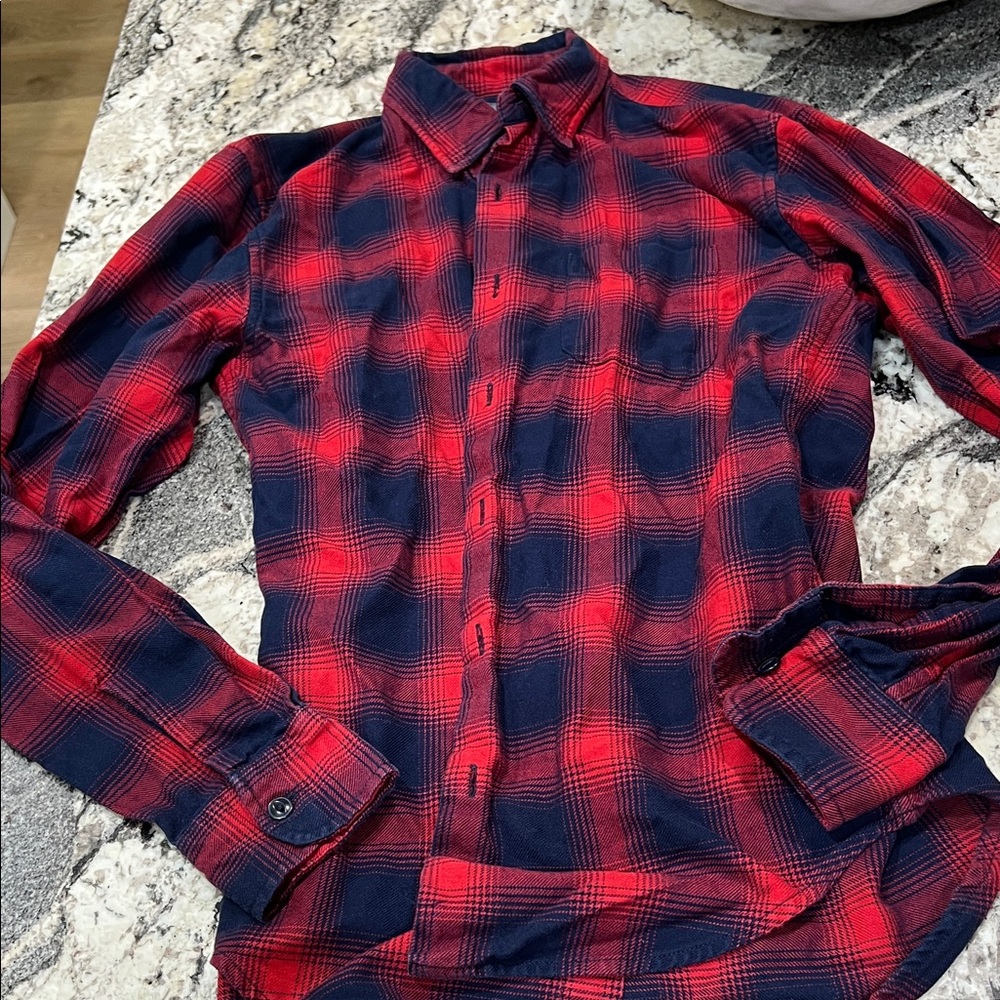 Bonobos Red and Black Checkered Men's Shirt